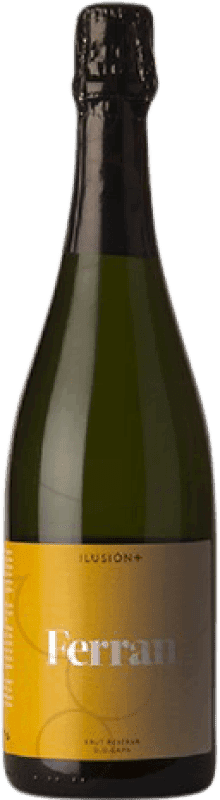 12,95 € 免费送货 | 白起泡酒 Ilusion Ferran 香槟 预订 D.O. Cava 加泰罗尼亚 西班牙 Macabeo, Xarel·lo, Parellada 瓶子 75 cl