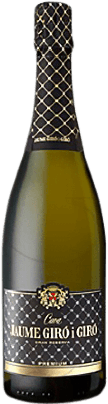 28,95 € Envio grátis | Espumante branco Jaume Giró i Giró Premium Brut Nature Grande Reserva D.O. Cava Catalunha Espanha Pinot Preto, Macabeo, Xarel·lo, Chardonnay, Parellada Garrafa 75 cl