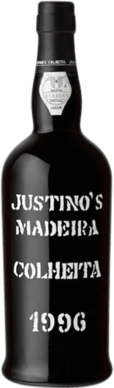 58,95 € Бесплатная доставка | Крепленое вино Justino's Madeira Colheita 1996 I.G. Madeira Португалия Negramoll бутылка 75 cl