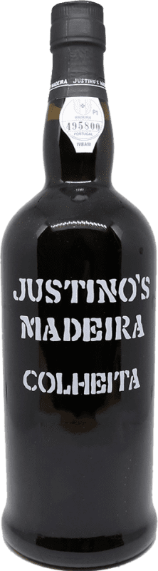 59,95 € Envío gratis | Vino generoso Justino's Madeira Colheita I.G. Madeira Portugal Negramoll Botella 75 cl