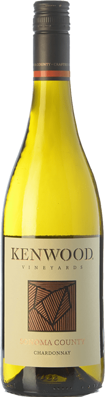 15,95 € Бесплатная доставка | Белое вино Kenwood Sonoma молодое Соединенные Штаты Chardonnay — Шардоне 75 cl