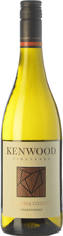 14,95 € Envoi gratuit | Vin blanc Kenwood Sonoma Jeune États Unis Chardonnay Bouteille 75 cl