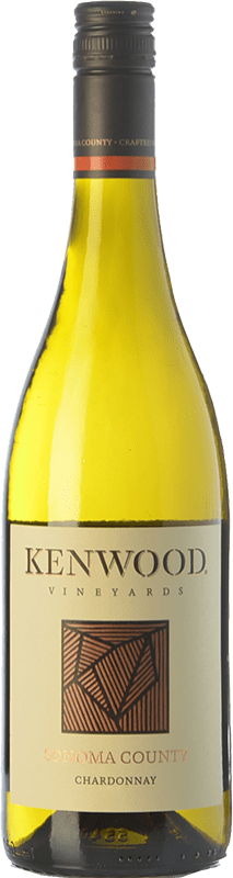 15,95 € Free Shipping | White wine Kenwood Sonoma Young United States Chardonnay Bottle 75 cl