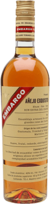 23,95 € 免费送货 | 朗姆酒 Les Bienheureux Embargo Exquisito Añejo Extra 法国 瓶子 70 cl