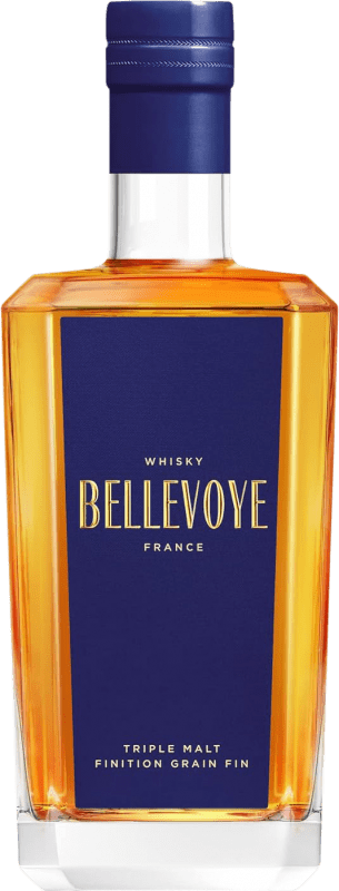 54,95 € Kostenloser Versand | Whiskey Single Malt Les Bienheureux Bellevoye Bleu Frankreich Flasche 70 cl