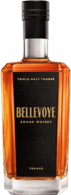 88,95 € Envio grátis | Whisky Single Malt Les Bienheureux Bellevoye Noir Triple Malt Edition Tourbée França Garrafa 70 cl
