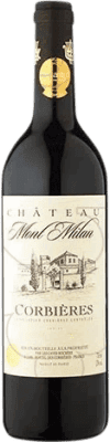 7,95 € Envío gratis | Vino Tinto Les Caves Rocbere Château Mont Milan Crianza A.O.C. Corbières Francia Syrah, Garnacha, Monastrell, Mazuelo, Cariñena 75 cl