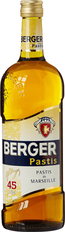 15,95 € Envío gratis | Pastis Marie Brizard Berger Francia Botella 1 L