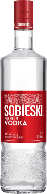 12,95 € Envio grátis | Vodca Marie Brizard Sobieski Polônia Garrafa 70 cl