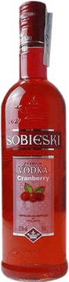 12,95 € Envio grátis | Vodka Marie Brizard Sobieski Polônia 70 cl Cranberry — Mirtilos Vermelhos