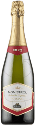 6,95 € Envío gratis | Espumoso Blanco Marqués de Monistrol Semiseco Selección, Especial Reserva D.O. Cava Cataluña España Macabeo, Xarel·lo, Parellada Botella 75 cl