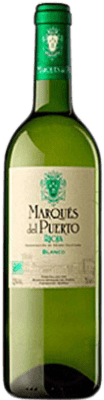 3,95 € Бесплатная доставка | Белое вино Marqués del Puerto Молодой D.O.Ca. Rioja Ла-Риоха Испания Macabeo бутылка 75 cl