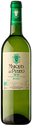 3,95 € Envio grátis | Vinho Branco Marqués del Puerto Jovem D.O.Ca. Rioja La Rioja Espanha Macabeo 75 cl