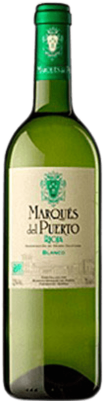 3,95 € Бесплатная доставка | Белое вино Marqués del Puerto Молодой D.O.Ca. Rioja Ла-Риоха Испания Macabeo бутылка 75 cl