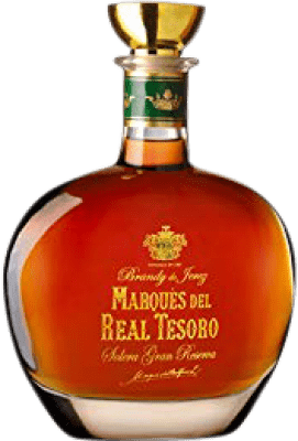 47,95 € Envio grátis | Brandy Conhaque Marqués del Real Tesoro Solera Grande Reserva Espanha Garrafa 70 cl