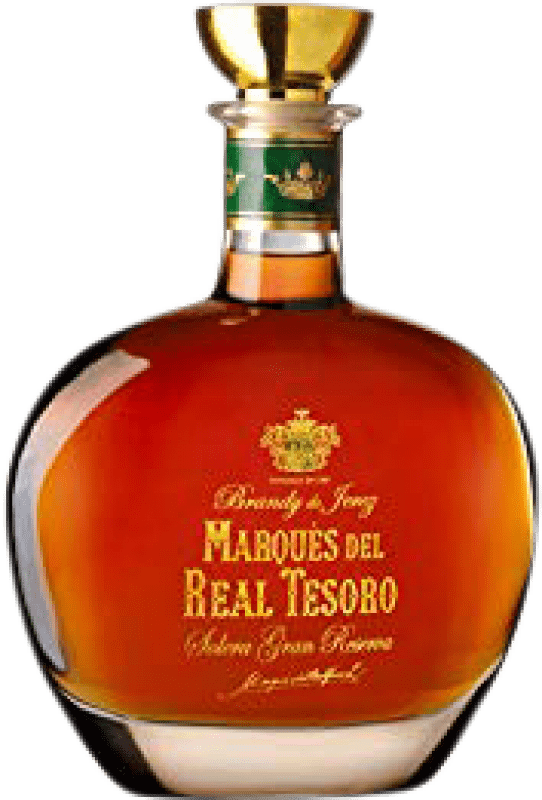 49,95 € Free Shipping | Brandy Marqués del Real Tesoro Solera Grand Reserve — Long Barrel-Aged Spain 70 cl