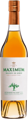 42,95 € Kostenloser Versand | Brandy Marqués del Real Tesoro Maximum Spanien Medium Flasche 50 cl