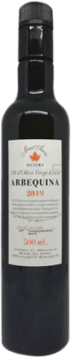 22,95 € Envío gratis | Aceite de Oliva Mas Auró AOVE Virgen Extra España Arbequina Botella Medium 50 cl