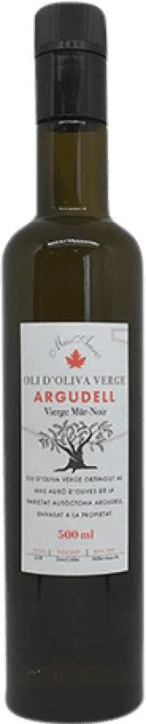 26,95 € Envio grátis | Azeite de Oliva Mas Auró Espanha Argudell Garrafa Medium 50 cl