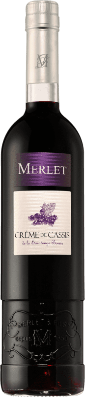 26,95 € Envío gratis | Crema de Licor Merlet Cassis Macerado Francia Botella 70 cl