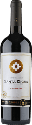 15,95 € Free Shipping | Red Wine Miguel Torres Santa Digna I.G. Valle Central Central Valley Chile Carmenère 75 cl