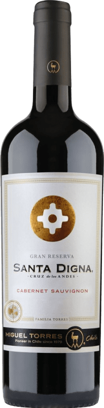 13,95 € Spedizione Gratuita | Vino Rosso Miguel Torres Santa Digna I.G. Valle Central Central Valley Chile Cabernet Sauvignon Bottiglia 75 cl