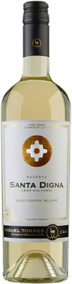 10,95 € 送料無料 | 白ワイン Miguel Torres Santa Digna I.G. Valle Central セントラルバレー チリ Sauvignon White ボトル 75 cl