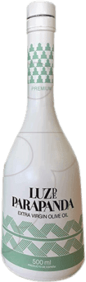 13,95 € Envío gratis | Aceite de Oliva Oleosur Luz de Parapanda España Botella Medium 50 cl