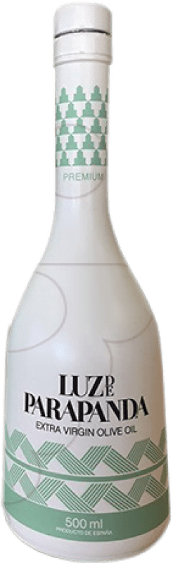16,95 € Kostenloser Versand | Olivenöl Oleosur Luz de Parapanda E-NOL Extra Nativ Spanien Medium-Flasche 50 cl