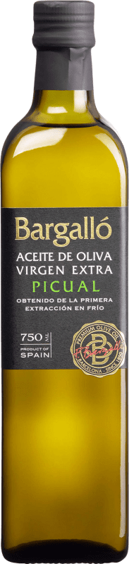 15,95 € Envio grátis | Azeite de Oliva Bargalló Virgen Extra Espanha Picual Garrafa 75 cl