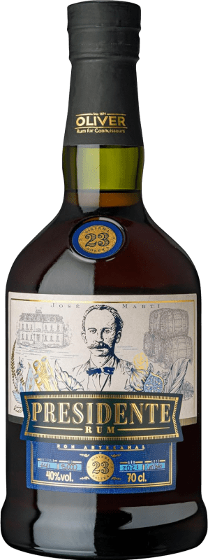 51,95 € Free Shipping | Rum Oliver & Oliver Presidente Marti Dominican Republic 23 Years Bottle 70 cl