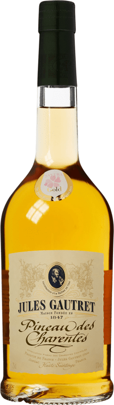 13,95 € Envío gratis | Licores Jules Gautret Pineau des Charentes Blanc Francia Botella 75 cl