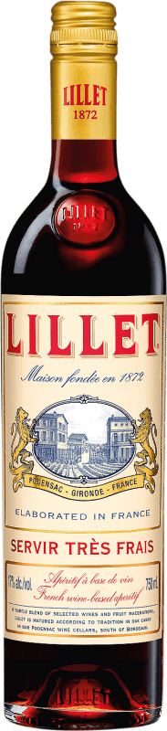 25,95 € Бесплатная доставка | Вермут Lillet Rouge — Красный Франция 75 cl