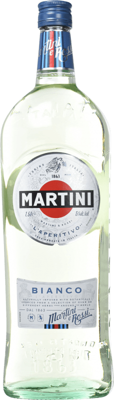 16,95 € Envío gratis | Vermut Martini Bianco Italia Botella Magnum 1,5 L
