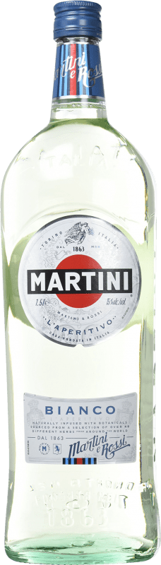 19,95 € Envío gratis | Vermut Martini Bianco — Blanco Italia Botella Magnum 1,5 L