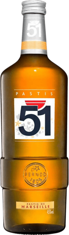 104,95 € Envio grátis | Aperitivo Pastis Pernod Ricard 51 França Garrafa Réhoboram 4,5 L