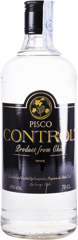 21,95 € Envio grátis | Aguardente Pisco Control Chile Garrafa 70 cl