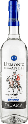 27,95 € Free Shipping | Pisco Tacama Demonio de los Andes Quebranta Peru Bottle 70 cl