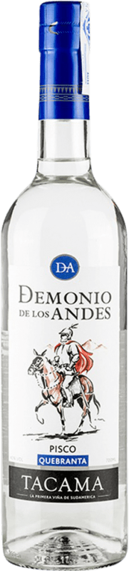 27,95 € Бесплатная доставка | Pisco Tacama Demonio de los Andes Quebranta Перу бутылка 70 cl