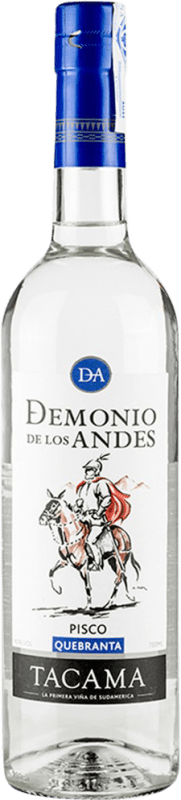 28,95 € 免费送货 | Pisco Tacama Demonio de los Andes Quebranta 秘鲁 瓶子 70 cl