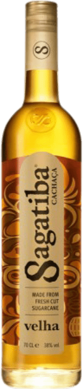 27,95 € Free Shipping | Cachaça Sagatiba Velha Brazil 70 cl Cane Sugar