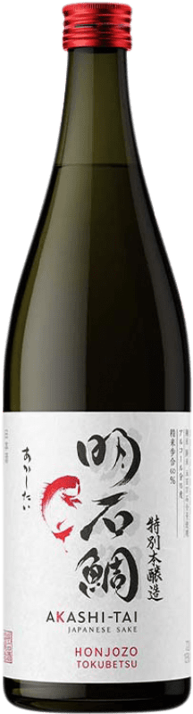 33,95 € Envio grátis | Sake Akashi-Tai Honjozo Japão Garrafa 75 cl