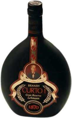 82,95 € Kostenloser Versand | Brandy Curto I Lehmann 1870 Große Reserve Spanien Flasche 70 cl