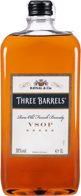 19,95 € Free Shipping | Brandy Three Barrels France Hip Flask 1 L