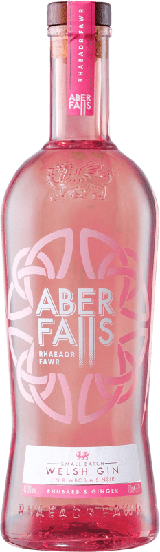 32,95 € Envío gratis | Ginebra Aber Falls Rhubarb & Ginger Reino Unido Botella 70 cl
