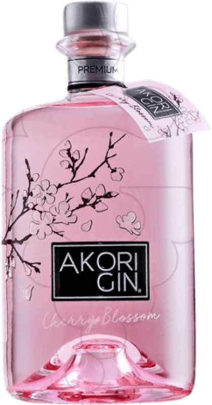 19,95 € Free Shipping | Gin Campeny Akori Gin Cherry Blossom Spain Bottle 70 cl