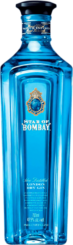 45,95 € Envoi gratuit | Gin Bombay Sapphire Star Royaume-Uni Bouteille 70 cl