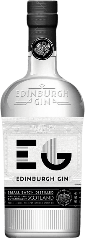 63,95 € Envio grátis | Gin Edinburgh Reino Unido Garrafa 70 cl