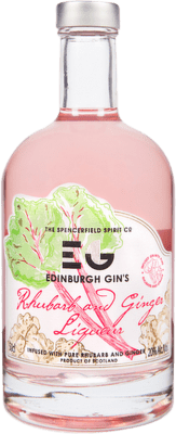 16,95 € Envio grátis | Gin Edinburgh Rhubarb & Ginger Reino Unido Garrafa Medium 50 cl