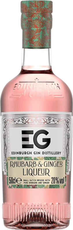 24,95 € Spedizione Gratuita | Gin Edinburgh Gin Rhubarb & Ginger Regno Unito Bottiglia Medium 50 cl